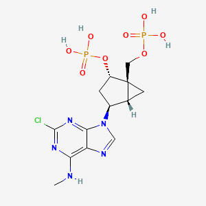2-Chloro-N-methyl-9-[(1S,2S,4S,5R)-4-(phosphonooxy)-5-[(phosphonooxy)methyl]bicyclo[3.1.0]hexane-2-yl]-9H-purine-6-amine