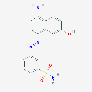 molecular formula C17H16N4O3S B12419761 Glyoxalase I inhibitor 7 