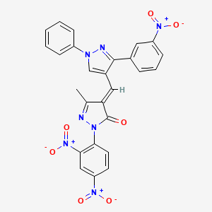 molecular formula C26H17N7O7 B12419792 Vegfr-2-IN-28 