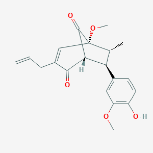 molecular formula C20H22O5 B124198 Kadsurenin K CAS No. 149560-83-8