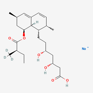 molecular formula C24H38NaO6 B12419826 Epi Lovastatin Hydroxy Acid-d3 (sodium salt) 