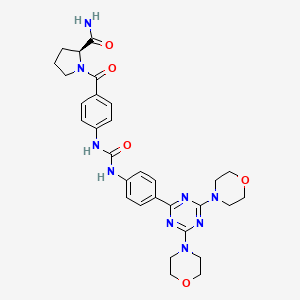 molecular formula C30H35N9O5 B12419834 PI3Ka-IN-5 