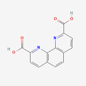 molecular formula C14H8N2O4 B1241987 1,10-phenanthroline-2,9-dicarboxylic Acid CAS No. 57709-61-2