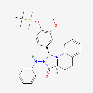 molecular formula C30H37N3O3Si B12419916 Zika virus-IN-1 