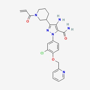 molecular formula C24H25ClN6O3 B12419926 Egfr-IN-39 