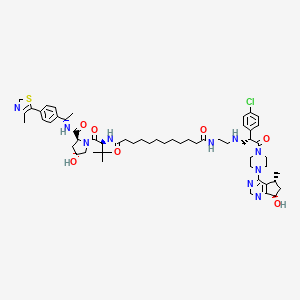 molecular formula C58H81ClN10O7S B12419934 MS98 