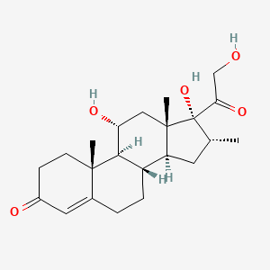 molecular formula C22H32O5 B1241995 16-Methylhydrocortisone CAS No. 2294-17-9