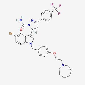 molecular formula C34H35BrF3N5O2 B12420068 Jak2/stat3-IN-1 