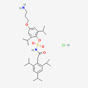 molecular formula C32H51ClN2O5S B12420071 ACAT-IN-4 hydrochloride 