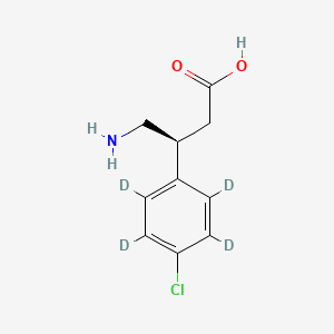molecular formula C10H12ClNO2 B12420092 (S)-Baclofen-d4 