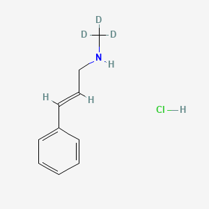 molecular formula C10H14ClN B12420114 (E)-N-Methylcinnamylamine-d3 