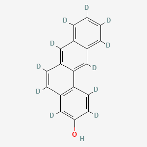 molecular formula C18H12O B12420122 Benz[a]anthracen-3-ol-d11 