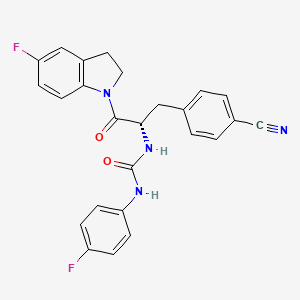 molecular formula C25H20F2N4O2 B12420132 FPR2 agonist 2 