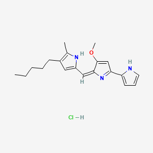 molecular formula C20H26ClN3O B12420147 Prodigiosin hydrochloride CAS No. 112373-40-7