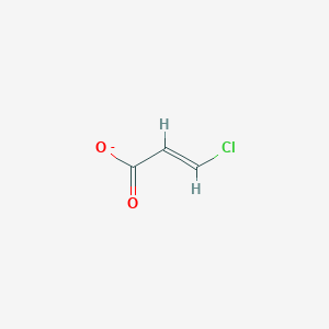 molecular formula C3H2ClO2- B1242026 3-Chloroacrylate 