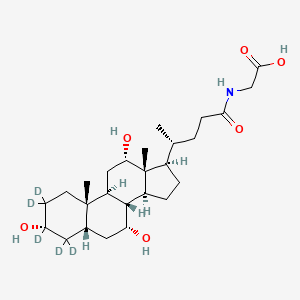 molecular formula C26H43NO6 B12420304 Glycocholic Acid-d5 