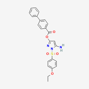molecular formula C24H21N3O5S B12420330 NS2B/NS3-IN-2 