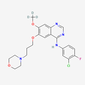 molecular formula C22H24ClFN4O3 B12420367 Gefitinib-d3 