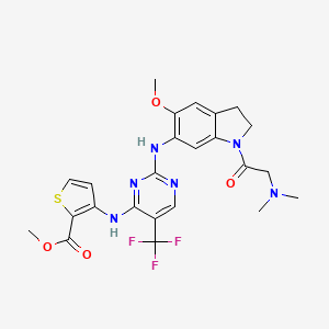 molecular formula C24H25F3N6O4S B12420391 Plk1-IN-4 