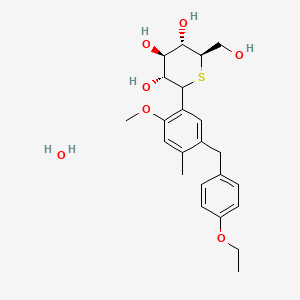 molecular formula C23H32O7S B12420410 Luseogliflozin (hydrate) 