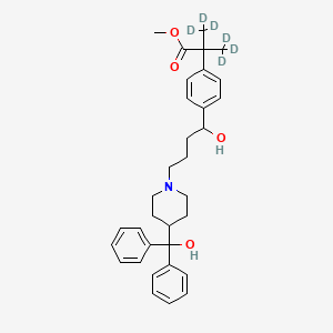 molecular formula C33H41NO4 B12420415 Fexofenadine-d6 Methyl Ester 