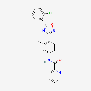 molecular formula C21H15ClN4O2 B12420422 mGlu4 receptor agonist 1 