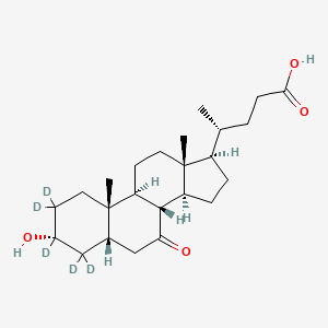molecular formula C24H38O4 B12420435 Nutriacholic Acid-d5 