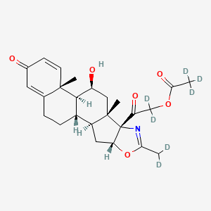 molecular formula C25H31NO6 B12420436 Deflazacort-D7 