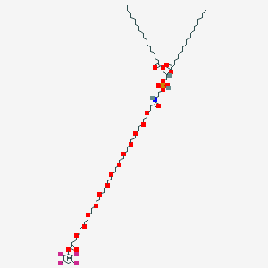 molecular formula C77H138F4NO24P B12420447 DSPE-PEG13-TFP ester 