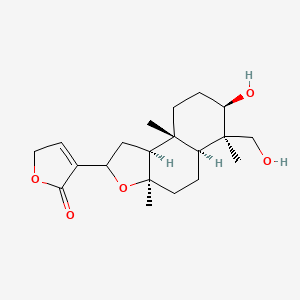 molecular formula C20H30O5 B12420448 Isoandrographolide 