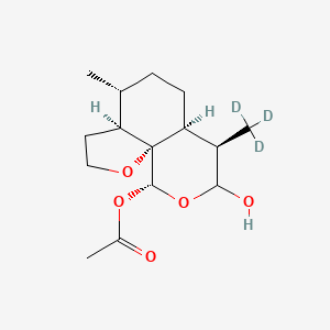 molecular formula C15H24O5 B12420473 Dihydro Artemisinin Tetrahydrofuran Acetate-d3 