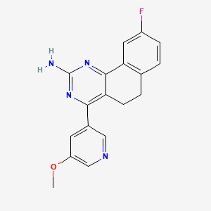 molecular formula C18H15FN4O B12420481 NF-|EB-IN-4 