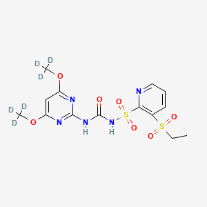 molecular formula C14H17N5O7S2 B12420502 Rimsulfuron-d6 