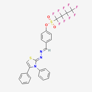 molecular formula C26H16F9N3O3S2 B12420579 PI3K-IN-28 
