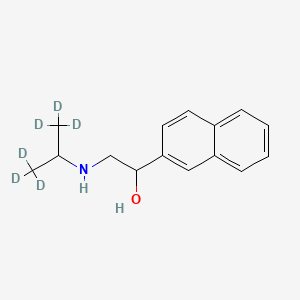 molecular formula C15H19NO B12420585 Pronethalol-d6 