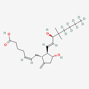 molecular formula C23H38O4 B12420599 Meteneprost-d9 