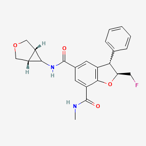 molecular formula C23H23FN2O4 B12420607 (2R,3R)-GSK973 