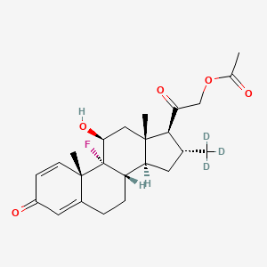 molecular formula C24H31FO5 B12420617 Desoxymetasone-d3 21-Acetate 