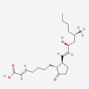molecular formula C22H36O4 B12420618 11-Deoxy Limaprost-d3 