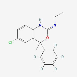 molecular formula C17H17ClN2O B12420651 Etifoxine-d5 