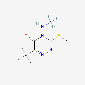 molecular formula C9H16N4OS B12420669 N-Methyl Metribuzin-d3 