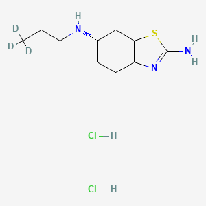 molecular formula C10H19Cl2N3S B12420703 Pramipexole (N-Propyl-3,3,3-d3) (dihydrochloride) 
