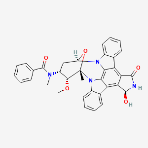 molecular formula C35H30N4O5 B12420811 (S)-3-Hydroxy Midostaurin CAS No. 945260-14-0