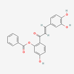 molecular formula C22H16O6 B12420929 Anti-inflammatory agent 22 
