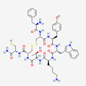 molecular formula C48H63N11O10S3 B12420941 Nendratareotide CAS No. 2251119-65-8