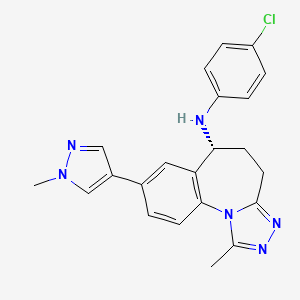 molecular formula C22H21ClN6 B12420959 BY27 