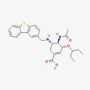 molecular formula C27H32N2O4S B12420976 Neuraminidase-IN-3 