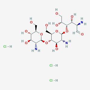 molecular formula C18H38Cl3N3O13 B12420981 Chitotriose trihydrochloride 
