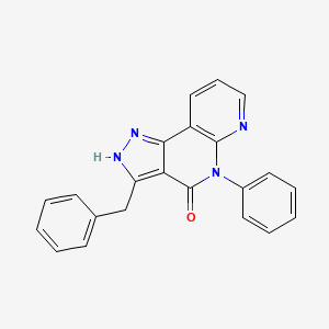 molecular formula C22H16N4O B1242100 GPD-1116 