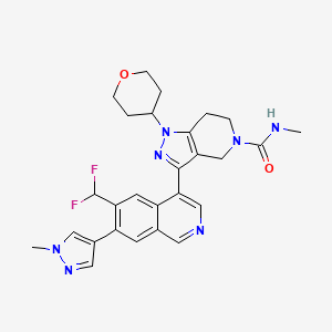 molecular formula C27H29F2N7O2 B12421001 CBP/p300-IN-2 